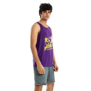 Caesar Front Printed Sportive Tank Top For Mens