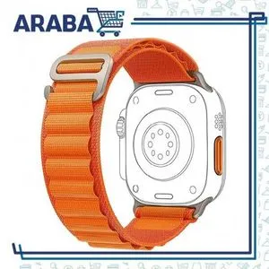 Fabric Strap For Apple Watch Ultra 49mm-Orange