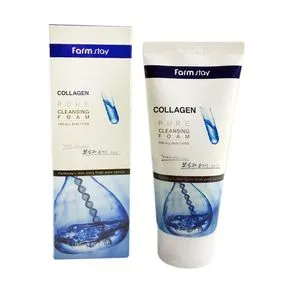 Farm Stay Collagen Pure Cleansing Foam For All Skin Types - 180ml