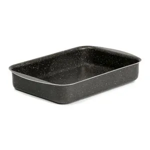 Lazord Granite Rectangle Oven Dish - 30 Cm - Black