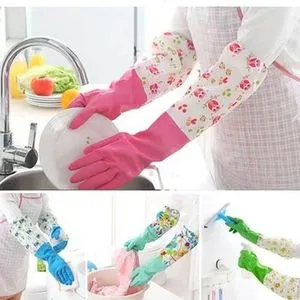 Long Sleeves Dish Washing Gloves