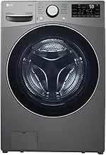 LG Front load washing 15/8KG Dryer with AI DD™ (Intelligent Care with 18% More Fabric Protection), Silver, Bigger capacity, LG ThinQ™- F0L9DGP2S