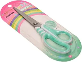 Yalong YL206102 Stainless Steel Pastel Scissors For Students - White Green