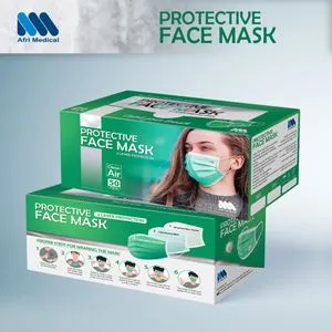 Afri Medical 3 Layers Disposable Face Mask - 50Pcs