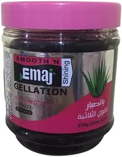 Emaj Styling Hair Fixative Gel - 510 gm (Black)