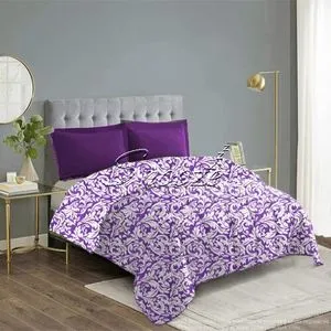 Snooze Winter Quilt- Oriental Mauve Design