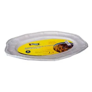 Arrow Large Foil Service Plates - 3 Pieces