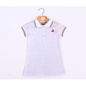 Junior High Quality Cotton Blend And Comfy Polo Dress