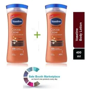 Vaseline Intensive Care Cocoa Glow Body Lotion With Pure Cocoa And Shea Butter 400 Ml 2 PIECES