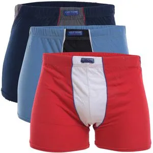 Cottonil Bundle Of Three Bi-Tone Solid Boxer