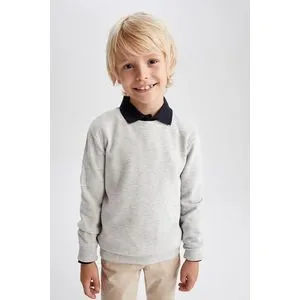 Defacto Boy Regular Fit Crew Neck Sweatshirt