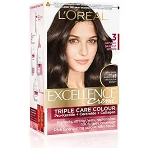 L'Oreal Paris Excellence Crème Hair Color - 3 Dark Chestnut Brown