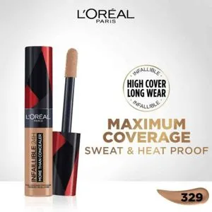 L'Oreal Paris Infaillible More Than Concealer - 329 Cashew- Waterproof, Full Coverage