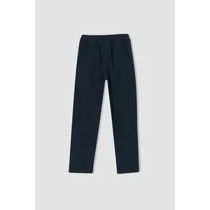 Defacto Boy Navy Blue Woven Bottom Trousers