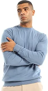 Ravin Jade Blue Mock Neck Pullover For Men