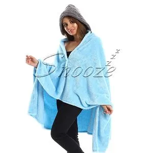 Snooze Wearable Fleece Set 2 Pieces, Light Blue * Gray