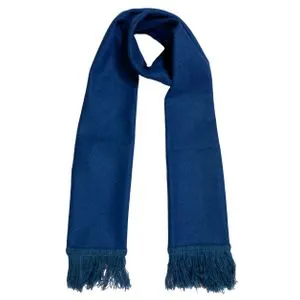 Scarf Collections Solid Wool Winter Scarf/Shawl/Wrap/Keffiyeh/Headscarf/Blanket For Men & Women - Medium Size 37x170cm - Dark Blue