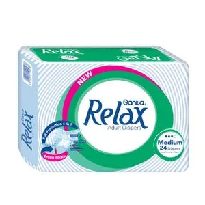 Sanita Relax Adult Diaper Medium  24 Diapers  from 79 to 112cm