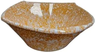 Pure 136177 melamine granite small square soup bowl for home, hotel and restaurant - orange