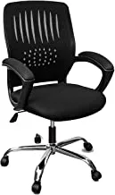 Wheelchair with white body and metal star - dream desk (black)