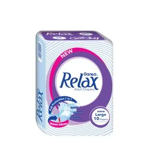 Sanita Relax Adult Large10 Diapers from 111cm to 147cm