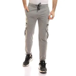 Caesar Elastic Waist With Baggy Sweatpants - Grey