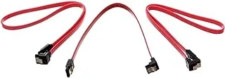 IMIX High Speed 90/180 Degree Data Sata Cable With High Dynamic Range For Computer - Red