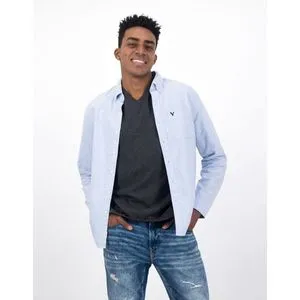 American Eagle Classic Fit Oxford Button-Up Shirt