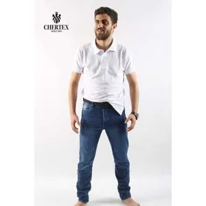 Chertex Men Slim Jeans- Blue