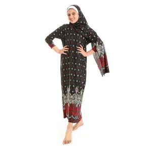 Caesar Patterned Isdal Prayer For Girls