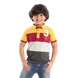 Caesar Boys Collared Neck Polo Shirt