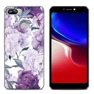 Itel P32 (3PCS X Phone Case) Silicone Case, TPU Anti-knock Phone Back Cover For Itel P32 - Multi-color(Peony+Cute Mouse+Watercolor Dream Catcher)