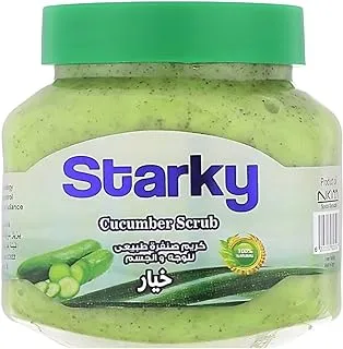 Starky natural scrub cream with cucumber for face&body-300ml