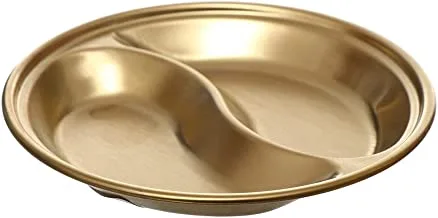 Round Shape Brass Feedering and Dish - Gold - S9