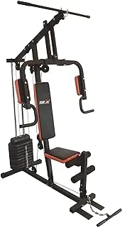 Top fit mt-7023 multi gym- home gym 1 station with weights 45 kg- black