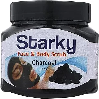 Starky natural scrub cream with charcoal for face&body-600ml