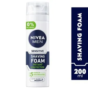 NIVEA MEN MEN Shaving Foam, Sensitive Chamomile & Hamamelis, 200ml