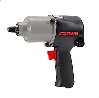 Crown CT38113 Pneumatic Impact Wrench, 660 Nm, 12.7 mm - Grey and Black