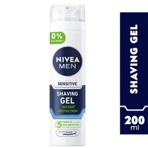 NIVEA MEN MEN Shaving Gel, Sensitive Chamomile & Hamamelis, 200ml