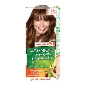 Garnier صبغة شعر كولور ناتشرال كريم - 6.34 شوكولاتة