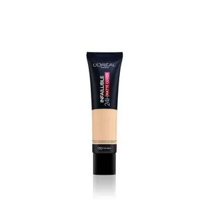 L'Oreal Paris Infaillible 24H Matte Cover Foundation 130 Beige Peau-Oil Control, High Coverage