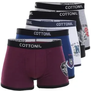 Cottonil Bundle Of Five Boxers - For Men