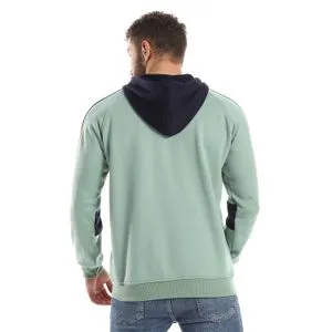 Caesar Mens Printed Hoodie With Front Pockets