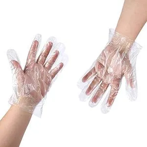 Plastic Gloves - 100 Pcs
