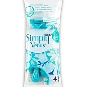 Gillette Simply Venus Double Blade Razor - 4 Pieces