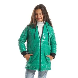 Caesar Girls Capotene Lining Jacket With Zipper