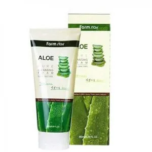 Farm Stay Aloe Pure Cleansing Foam For All Skin Types - 180ml