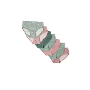 Carina Pack Of 7 Brief Panties For Girls