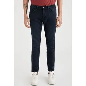 Defacto Man Indigo Pedro-Slim Fit Denim Trousers