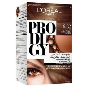 L'Oreal Paris Prodigy صبغة شعر خالية من الأمونيا - 6.32 أشقر ذهبي غامق